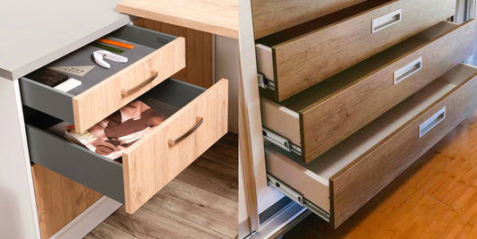 What are the different types of drawer runners ？